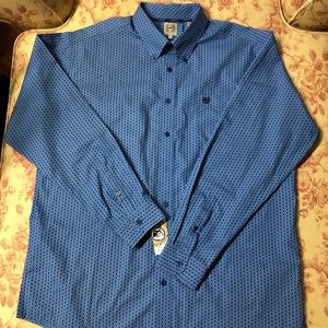 Men’s Cinch-button down-long sleeve shirt- NEW/TAG